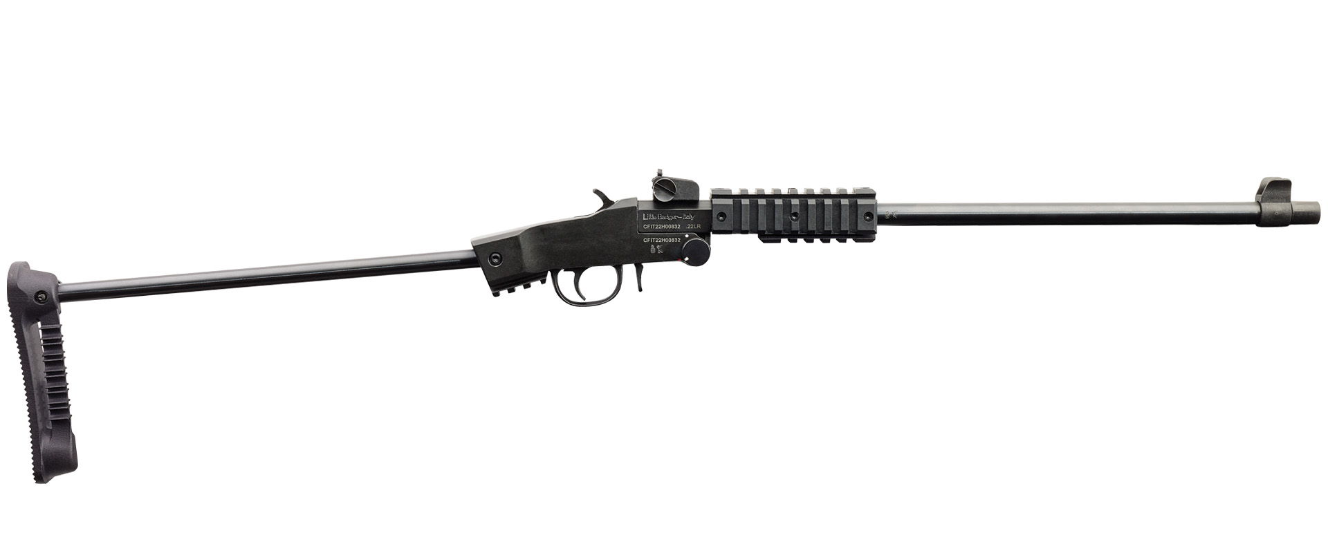 Chiappa Little Badger Take Down Xtreme, 16.5" Barrel, Black, 22LR