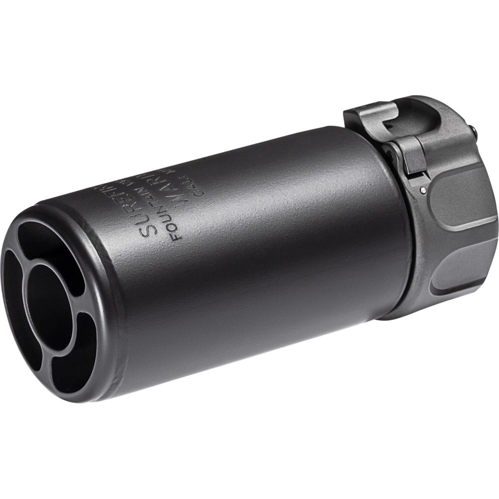 SureFire Warden Fast-Attach Blast Regulator, Black