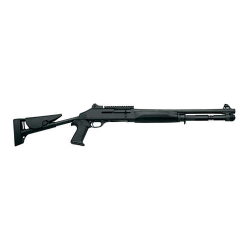 Benelli M4 Tactical Semi-Automatic Shotgun, 18.5" Barrel, Collapsible Stock, Black, 12 GA — RDSC