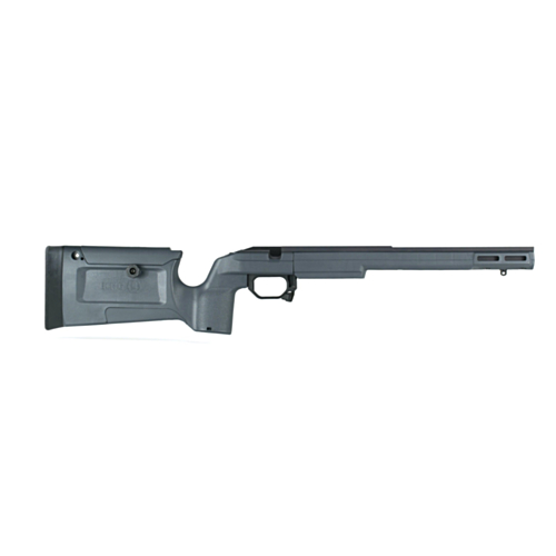 KRG Kinetic Research Group, Bravo Chassis, Tikka T3 Short Action, AICS Mags, Stealth Grey