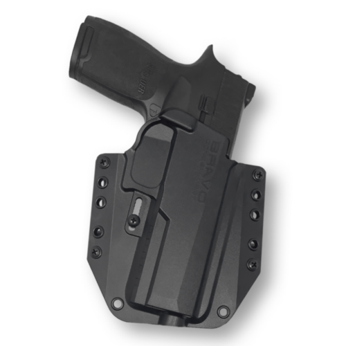 Bravo Concealment, OWB BCA 3.0 Holster, Sig Sauer P320/RXP/M17 Full-Size, Right Hand, Black