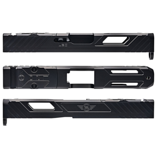 L2D Combat, Tyton Glock 19 GEN3 Stripped Slide, Black DLC