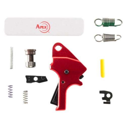 Apex Tactical, S&W M&P 2.0 9/40/45 Flat Faced Forward Set Sear & Trigger Kit, Type 3 Red