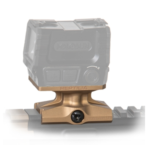 Reptilia, Dot Mount, Holosun AEMS, 1.93" Height, Flat Dark Earth — RDSC