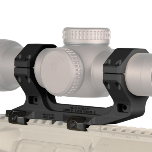 Reptilia, AUS Optic Mount 34mm, 1.70" Height, Black