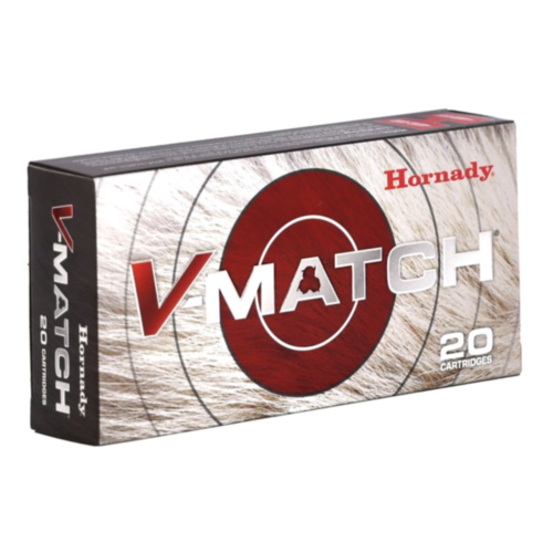 Hornady Ammo, 25 Creedmoor 95 Grain ELD-VT, V-MATCH, 20 Rounds