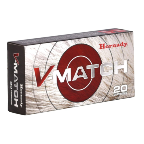 Hornady Ammo, 22 Creedmoor 69 Grain ELD-VT, V-MATCH, 20 Rounds