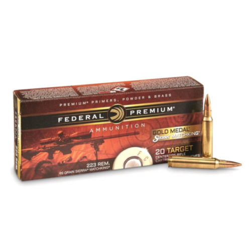 Federal Ammo, 223 Rem 69 Grain MatchKing BTHP, 20 Rounds — RDSC