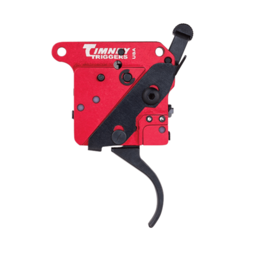 Timney Triggers, Remington 700 w/Safety, 2-Stage, Curved Blade, Black