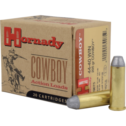 Hornady Ammo, 44-40 Win, 205 Grain, Cowboy, 20 Rounds