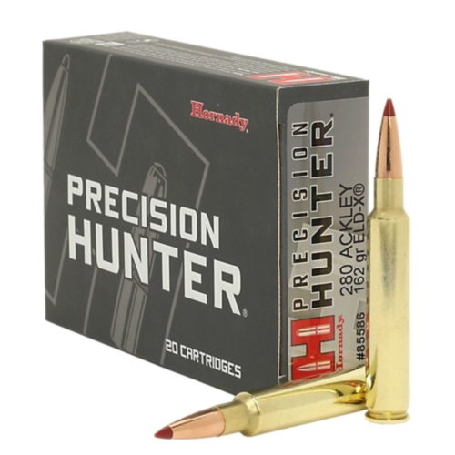 Hornady Ammo, 280 AI 162 Grain ELD-X, Precision Hunter, 20 Rounds