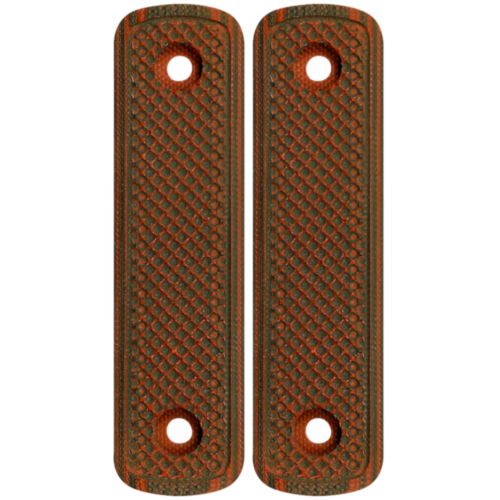 Midwest Industries, Lever Stock G10 Straight Grip Panels, Red/Black