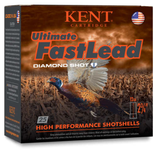 Kent Cartridge, Ultimate Fast Lead 20GA 3", 5 Shot, 1-1/4oz, 1300FPS, Lead, 25 Rounds