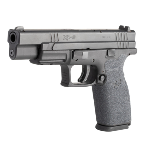 Hogue Grips, Springfield XD-S, Heavy Grit, Wrapter Adhesive Grip, Black Grit