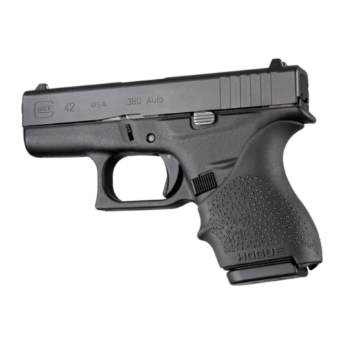 Hogue Grips, Glock 43 HandAll Beavertail Grip Sleeve, Black