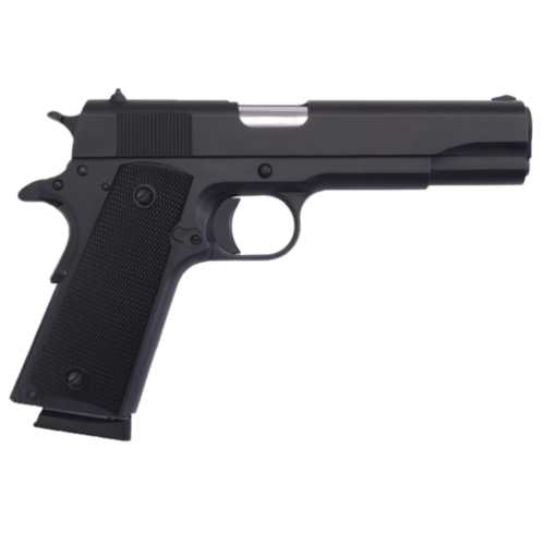 Tisas 1911-A1, Milspec Semi-Automatic Handgun, 5.00" Barrel, Black Cerakote, 45ACP