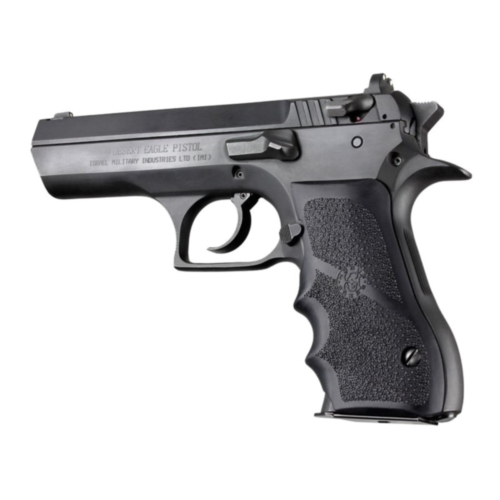 Hogue Grips, IWI Jericho 9/40 Rubber Finger Groove, Black