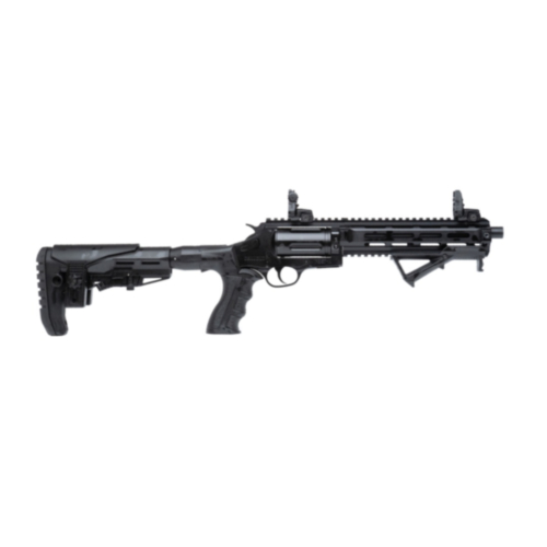 Canuck Evolve, Revolver Rifle, 9" Barrel, 357/38 Special, Telescopic Stock, Black