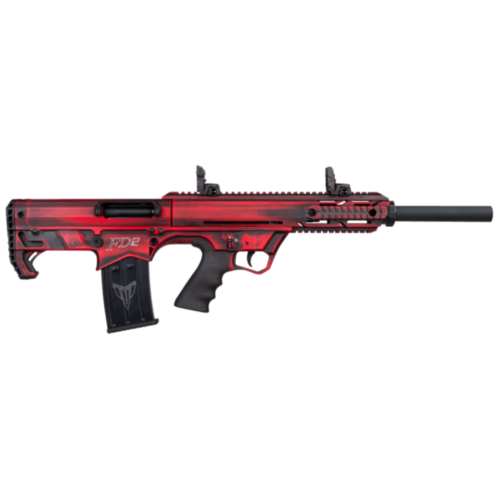 Canuck FD12 Bullpup, Semi-Automatic Shotgun, 20.00" Chrome Lined Barrel, Distressed Red, 12GA