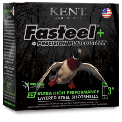 Kent Cartridge, Fasteel+ 20GA 3", 2 & 4 Shot, 1oz, 1350FPS, Steel, 25 Rounds — RDSC