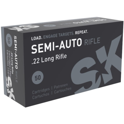 SK Ammunition Semi Auto Rifle Ammo, 22LR 40 Grain, 50 Rounds