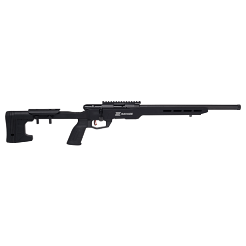 Savage B22 Precision, 18.0" Threaded Barrel, Black MDT Chassis, 22LR