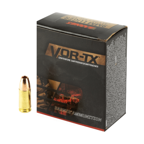 Barnes Ammo, 9mm Luger 115 Grain VOR-TX, XPB, 20 Rounds — RDSC