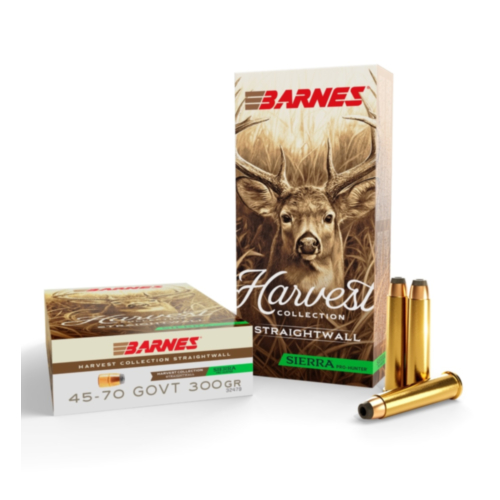 Barnes Ammo, Harvest 45-70 Govt, 300 Grain Sierra Pro Hunter, 20 Rounds