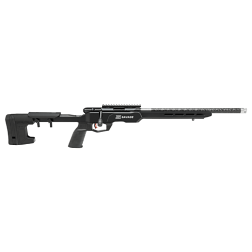 Savage B22 Precision Lite, 18.0" Carbon Fiber Barrel, Black MDT Chassis, 22LR