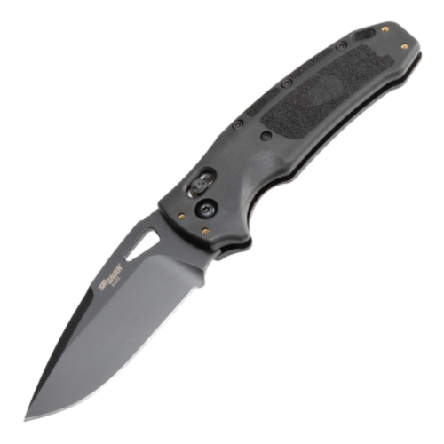 Hogue Knives, Sig K320 Nitron 3.5" Drop Point Blade, Black