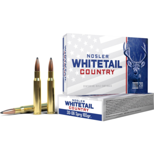 Nosler Ammo, 30-06 Springfield, 165 Grain, White-Tail Country — RDSC