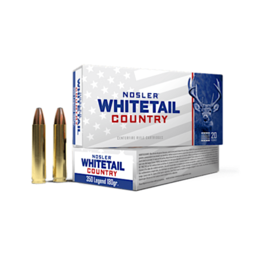 Nosler Ammo, 350 Legend, 180 Grain SW, 20 Rounds — RDSC
