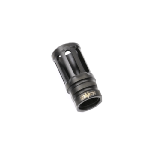 V7 Weapon Systems, Titanium A2 Flash Hider, 7.62, 5/8X24, Black Ion Bond