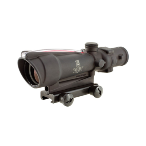 Trijicon ACOG 3.5x35 5.56 Red Horseshoe Ballistic Reticle, TA51 Mount, Black