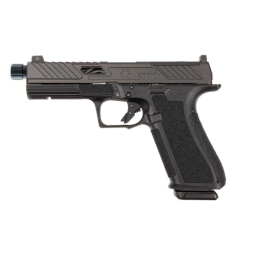 Shadow Systems, DR920 Elite, 5.00" Black Threaded Barrel, Black Frame/Slide, 9mm