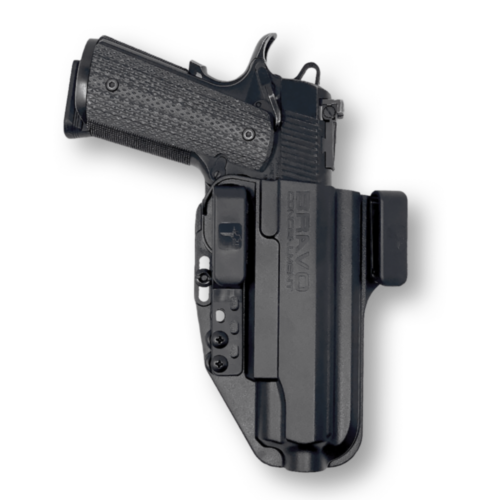 Bravo Concealment, IWB Torsion 3.0 Holster, 1911 4.25/5.00 Non-Rail/Partial Rail, Right Hand, Black