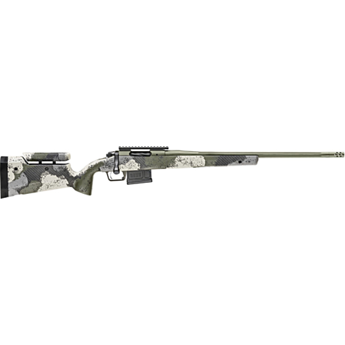 Springfield Armory, 2020 Waypoint, Adjustable CF Stock, 22.00” 416 Fluted Barrel, Evergreen Camo, 6.5 Creedmoor