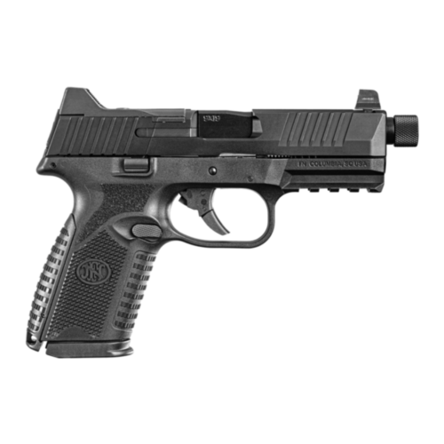 FNH, FN509M Tactical, Mid-Size, 4.50" Threaded Barrel, Optic Ready, BLK, 9mm