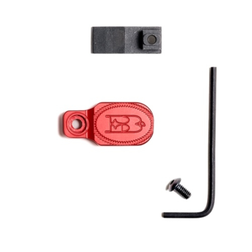 Briley Stoeger 12/20GA EZ Bolt Release Lever Kit, Anodized Red