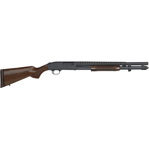 Mossberg 590 Retrograde, 20.00” Barrel, Walnut Furniture, Bead Sight, 12GA — RDSC