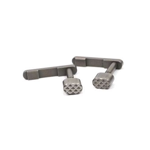 V7 Weapon Systems, Titanium AR15 Magazine Release, Diamond, Raw
