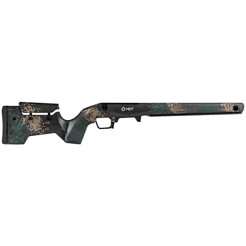 MDT CRBN Rifle Stock, Rem 700 SA, Precision Bottom Metal, ARCA, Woodland