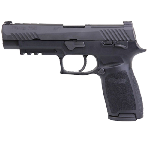 Sig Sauer P320 M17, 4.70" Barrel, SigLite Night Sights, Black, Manual Safety, 9mm