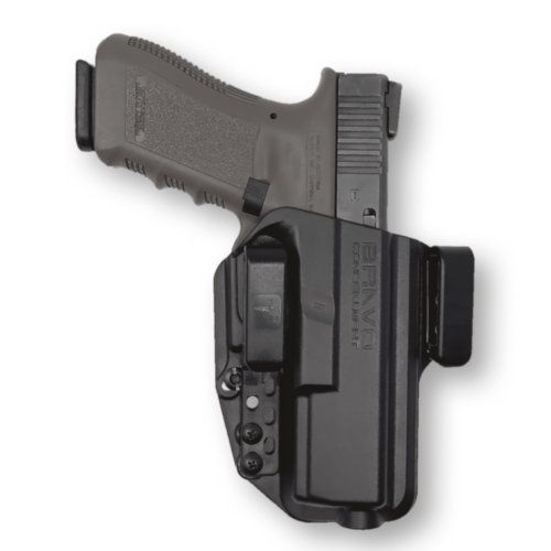 Bravo Concealment, IWB Torsion 3.0 Holster, Glock 17/22/17MOS GEN3/4/5, Right Hand, Black