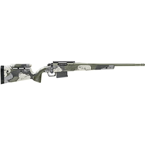 Springfield Armory, 2020 Waypoint, Adjustable CF Stock, 20.00” 416 Fluted Barrel, Evergreen Camo, 308 Win