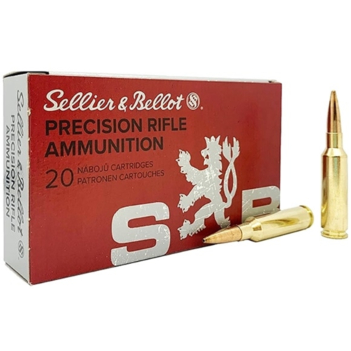 Sellier & Bellot Ammo, 6.5 Creedmoor 142 Grain HBT Match, 20 Rounds