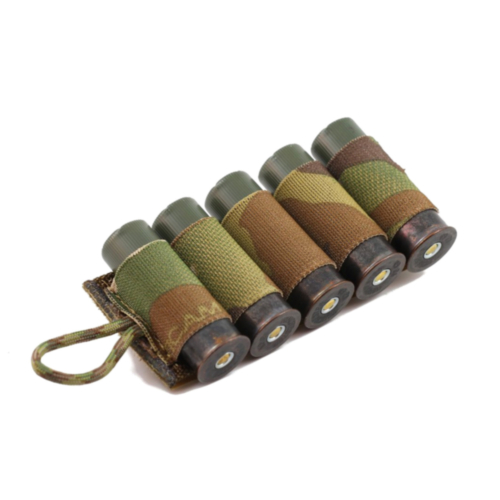 Esstac 12 Gauge Shotgun Card w/Back Velcro, 5 Round