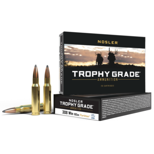 Nosler Ammo, 308 Win, 165 Grain Partition, Trophy Match Grade, 20 Rounds — RDSC