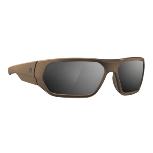 Magpul Radius Ballistic Eyewear, Polarized, Flat Dark Earth Frame, Gray/Silver Mirror Lens