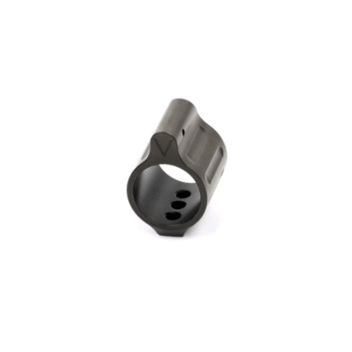 V7 Weapon Systems, Titanium Gas Block, Set Screw, Black Ion Bond, 0.750